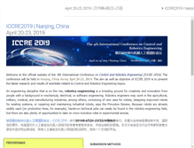 Tablet Screenshot of iccre.org